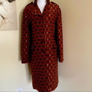 Pre-loved Essential multi color mid length coat